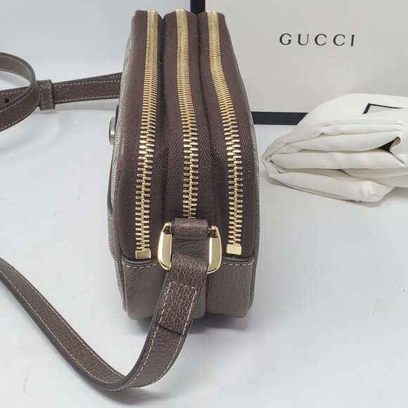Gucci GG Supreme Ophidia Canvas Mini Crossbody Bag - Picture 9 of 15